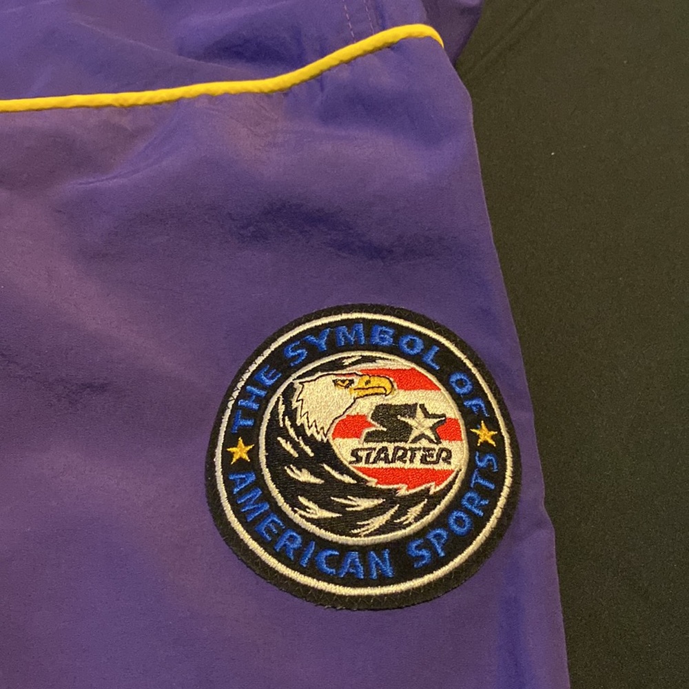Starter Vintage Team NFL Minnesota Vikings Button Snap Jacket - Picture 14 of 14